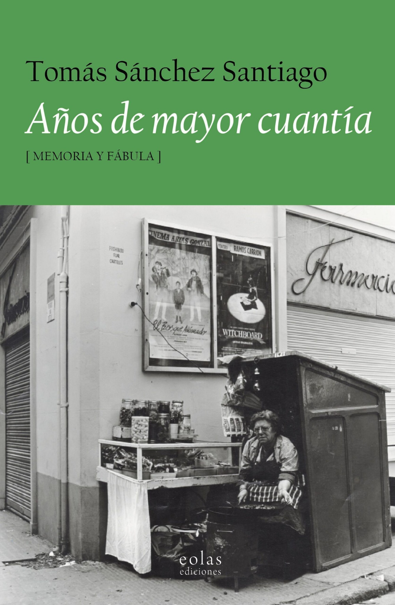 Portada de Años de mayor cuantía, edición de Eolas