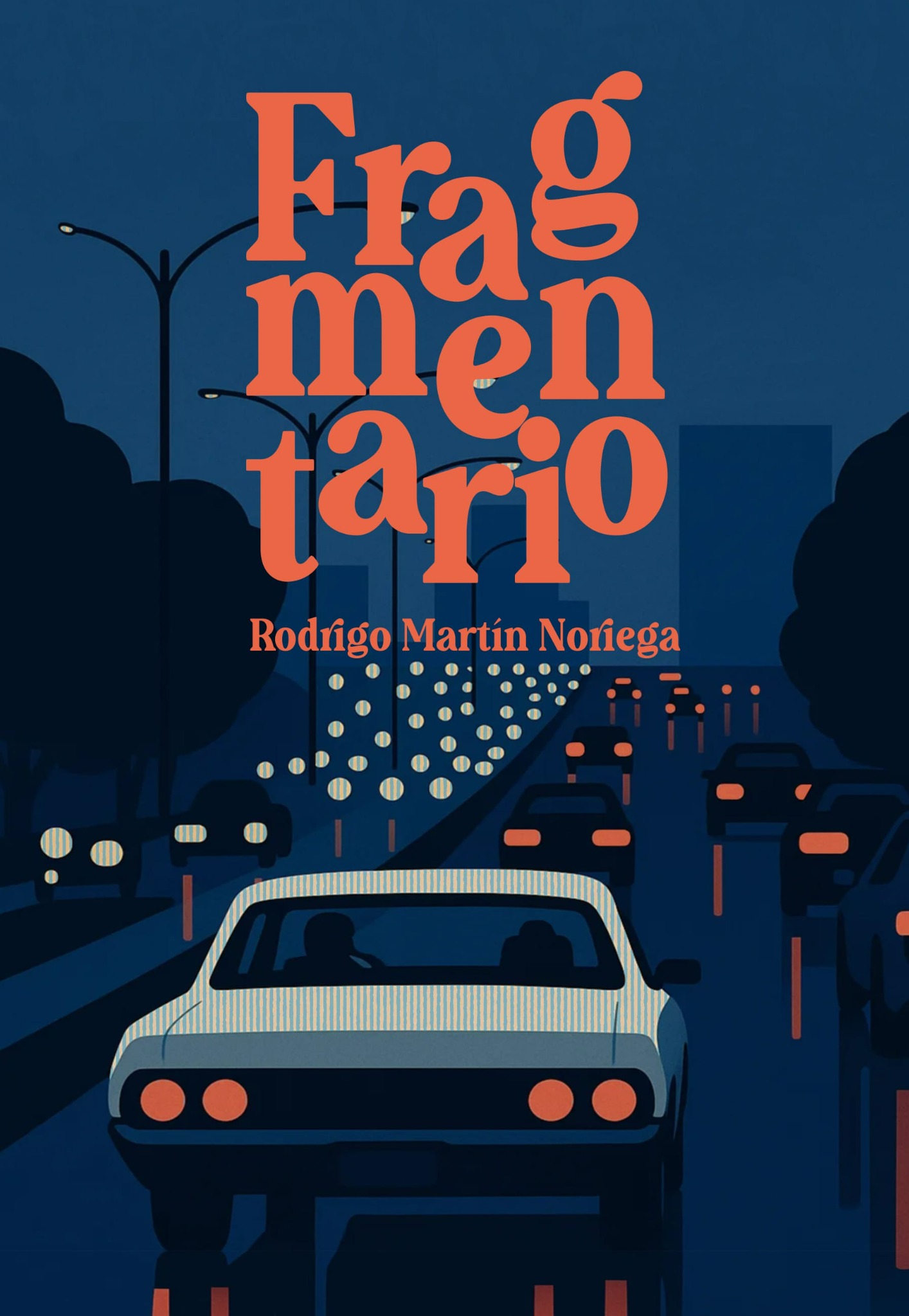 Portada de Fragmentario, de Rodrigo Martín Noriega, publicado por Difácil